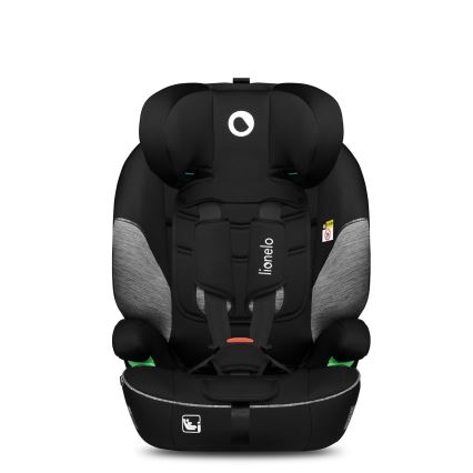 Lionelo - Autokindersitz LEVI i-Size 76-150 cm Schwarz/Grau