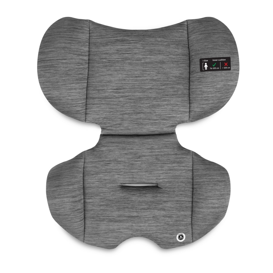 Lionelo - Autokindersitz LEVI i-Size 76-150 cm Schwarz/Grau