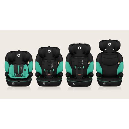 Lionelo - Autokindersitz LEVI i-Size 76-150 cm Smaragdgrün