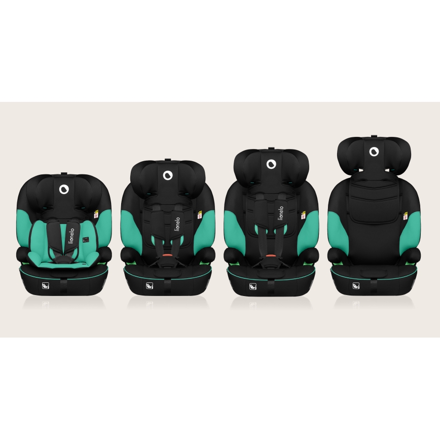 Lionelo - Autokindersitz LEVI i-Size 76-150 cm Smaragdgrün