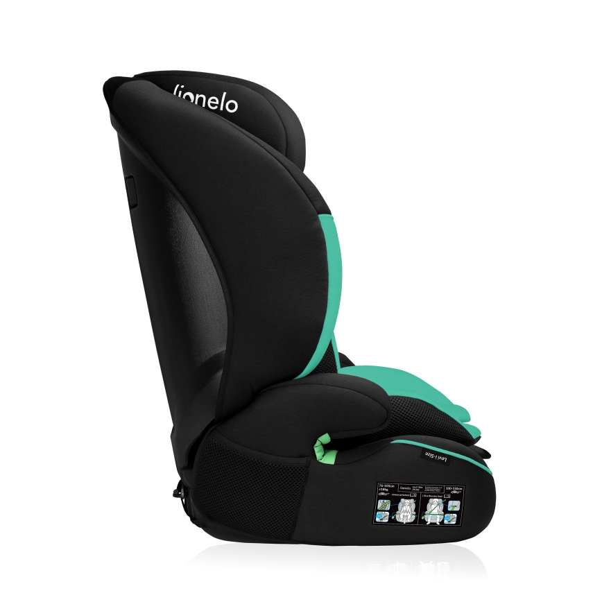 Lionelo - Autokindersitz LEVI i-Size 76-150 cm Smaragdgrün