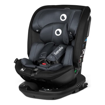 Lionelo - Autokindersitz mit drehbarer Basis BASTIAAN i-Size 40-150 cm Grey Stone