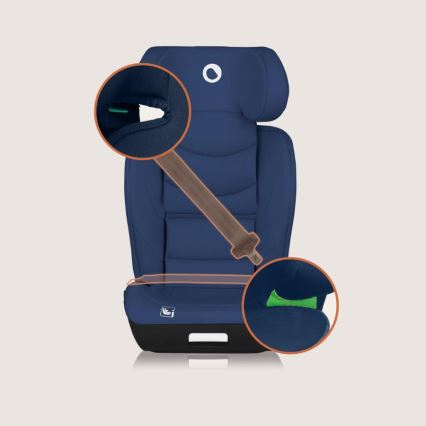 Lionelo - Autokindersitz NEAL i-Size 100-150 cm Navyblau