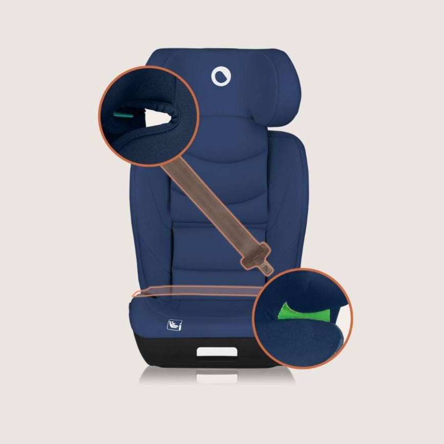 Lionelo - Autokindersitz NEAL i-Size 100-150 cm Navyblau