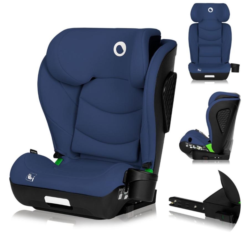 Lionelo - Autokindersitz NEAL i-Size 100-150 cm Navyblau