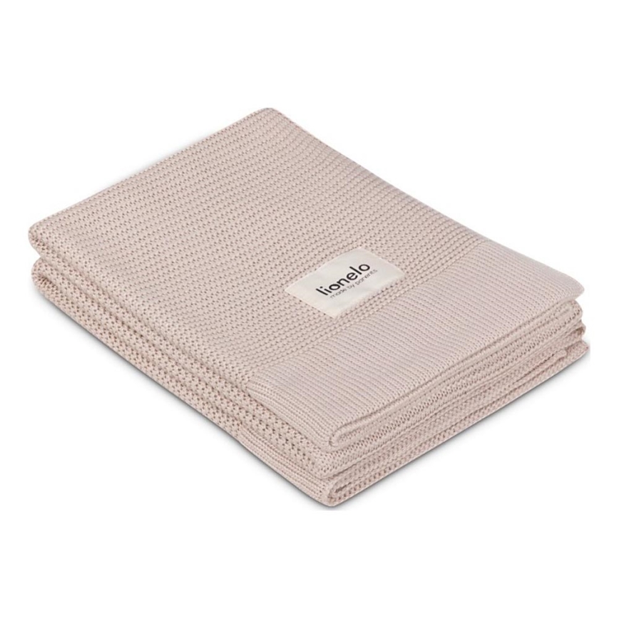 Lionelo - Baby-Bambusdecke 75x100 cm Sandbeige