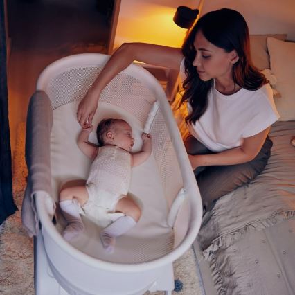 Lionelo - Babybett mit Waage CORAL White