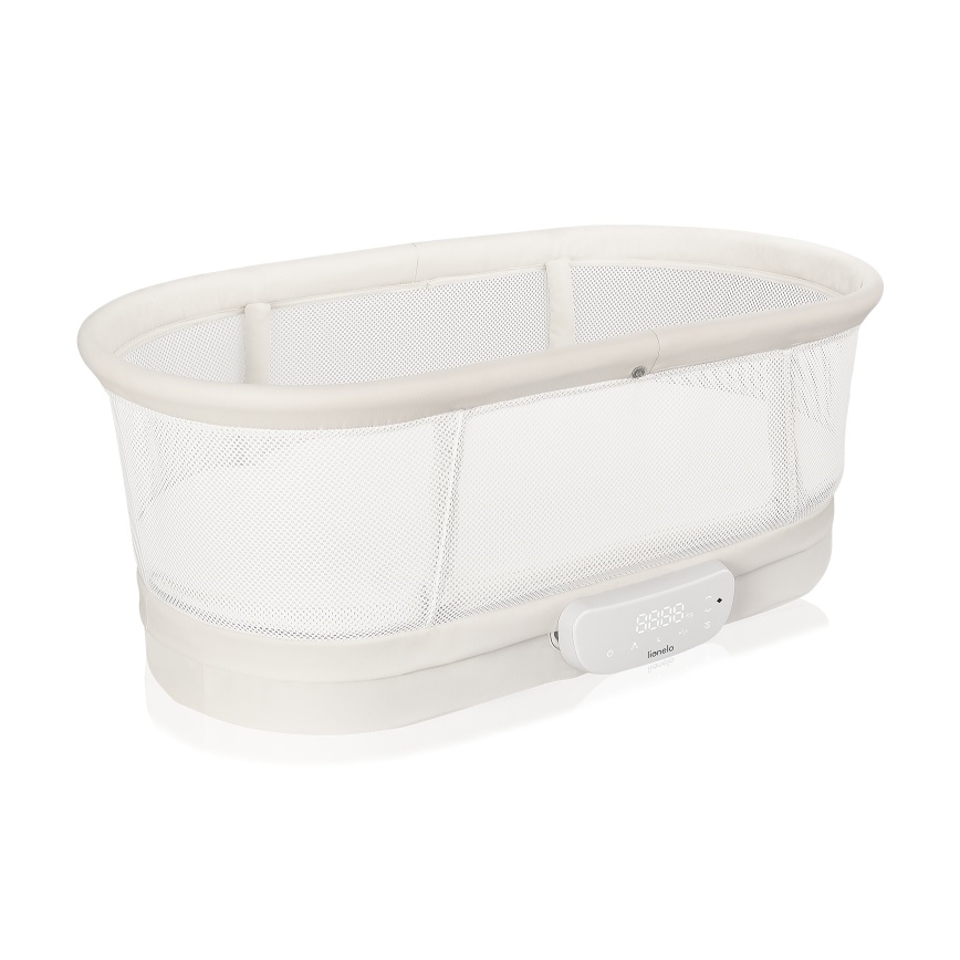 Lionelo - Babybett mit Waage CORAL White