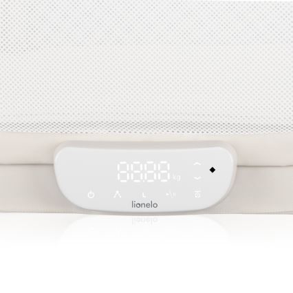 Lionelo - Babybett mit Waage CORAL White