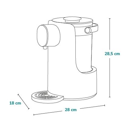 Lionelo - Babyflaschenwärmer BABYPRESTO 1000W/230V weiß