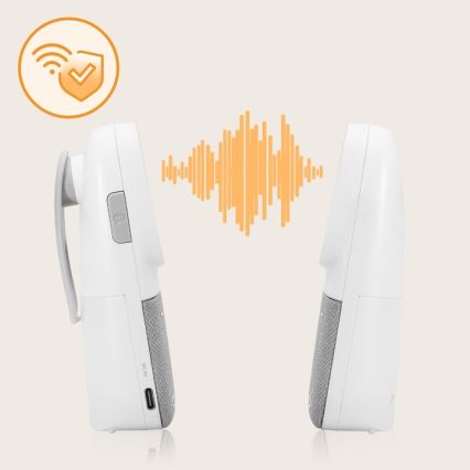 Lionelo - Kabelloses Baby-Audio-Monitor mit Ladefunktion BABYLINE 2.3 5V