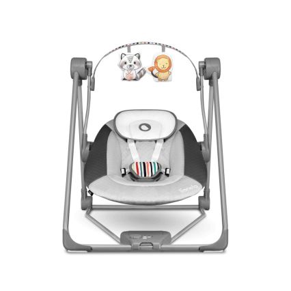 Lionelo - Babywippe OTTO 4xLR14 Cozy Grey