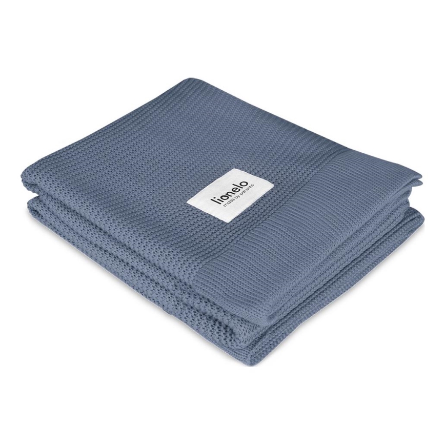 Lionelo - Bambusdecke BAMBOO BLANKET 75x100 cm blau