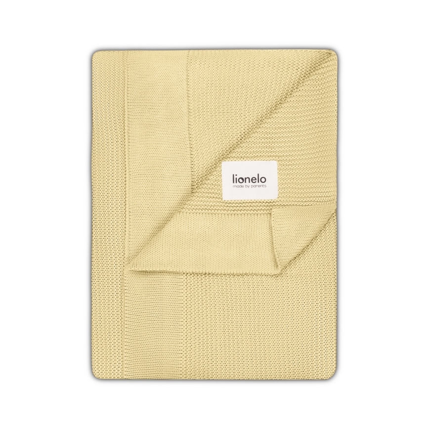 Lionelo - Bambusdecke BAMBOO BLANKET 75x100 cm Zitronengelb
