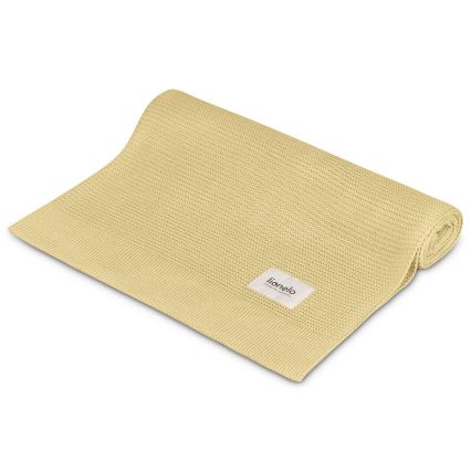 Lionelo - Bambusdecke BAMBOO BLANKET 75x100 cm Zitronengelb