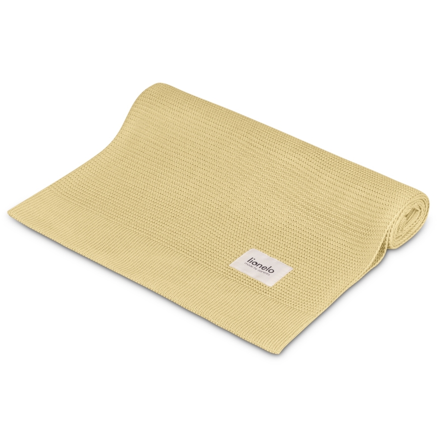 Lionelo - Bambusdecke BAMBOO BLANKET 75x100 cm Zitronengelb