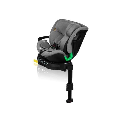 Lionelo - Kindersitz mit Basis, drehbar HARMONY i-Size 40-150 cm schwarz/grau