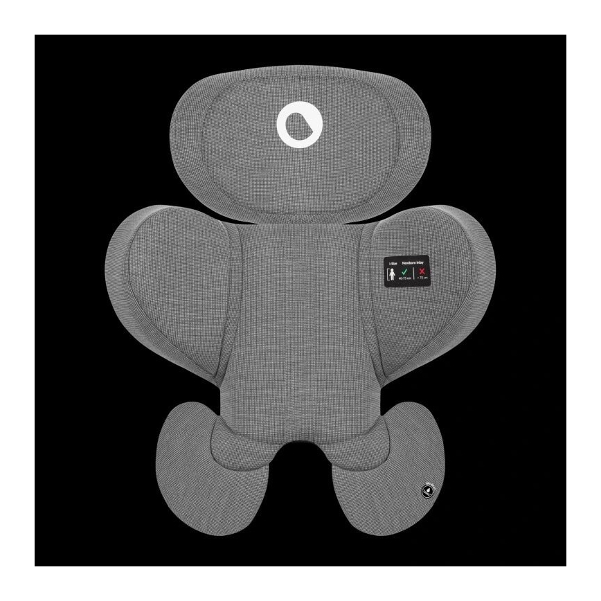 Lionelo - Kindersitz mit Basis, drehbar HARMONY i-Size 40-150 cm schwarz/grau