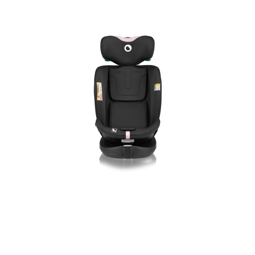 Lionelo - Kindersitz mit Basis, drehbar NAVY i-Size 40-150 cm schwarz/rosa