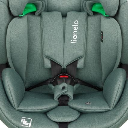Lionelo - LAVENDER i-Size drehbarer Kindersitz mit Basis 76-150 cm Pistaziengrün