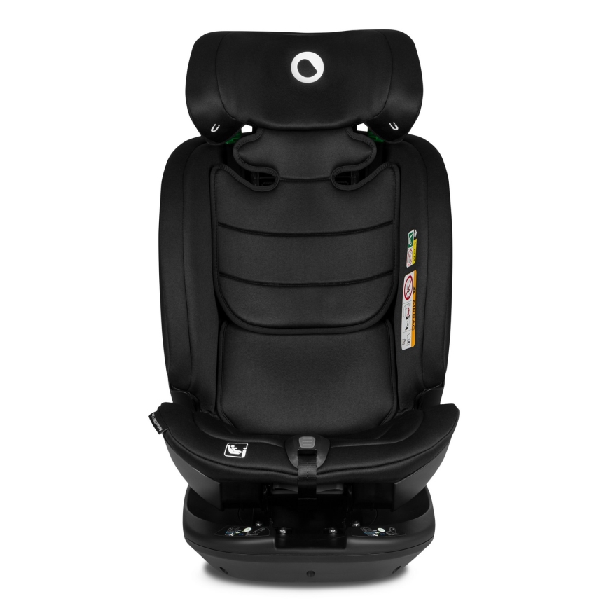 Lionelo - Drehbarer Kindersitz mit Basis BASTIAAN i-Size 40-150 cm Carbon-Schwarz