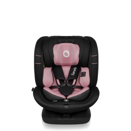 Lionelo - Drehbarer Kindersitz mit Basis BASTIAAN i-Size 40-150 cm Rosenrosa
