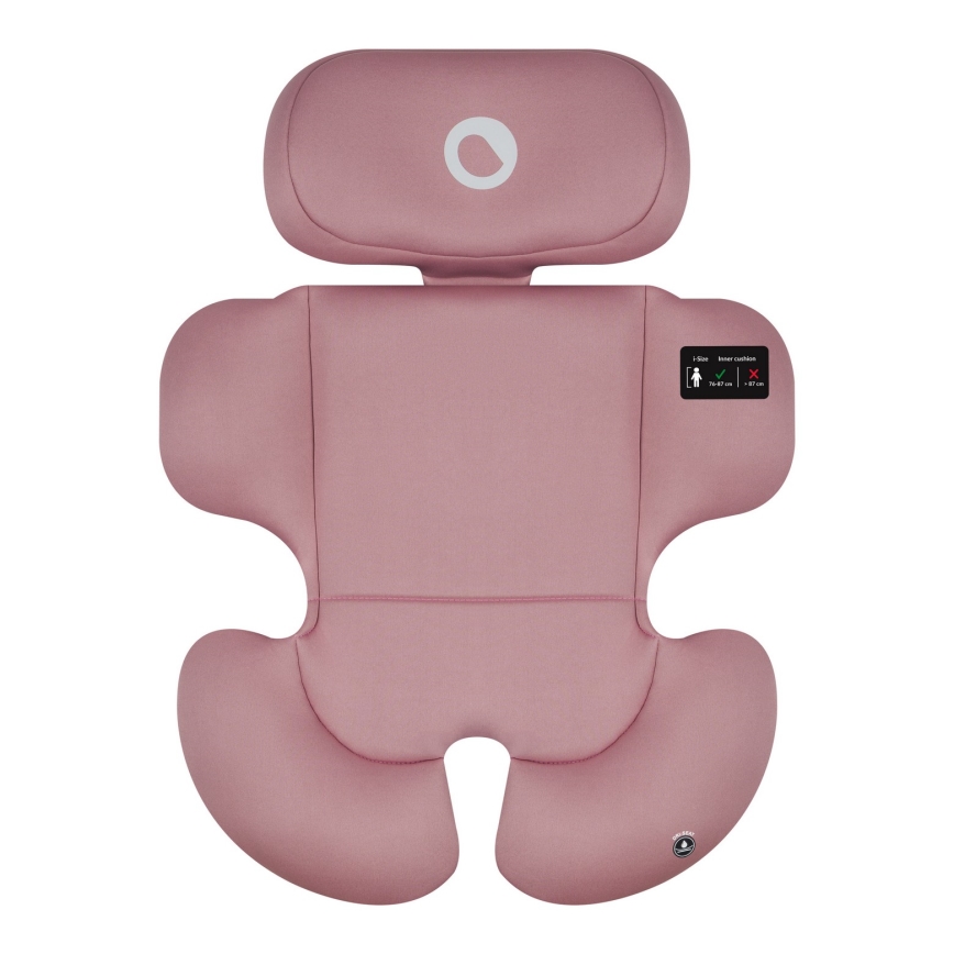 Lionelo - Drehbarer Kindersitz mit Basis BASTIAAN i-Size 40-150 cm Rosenrosa