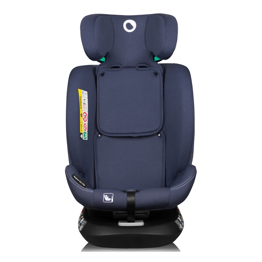 Lionelo - Drehbarer Kindersitz mit Basis BASTIAAN ONE i-Size 40-150 cm Navyblau