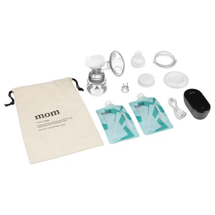 Lionelo - Elektrische, wiederaufladbare Muttermilchpumpe FIDI GO, 5 V, 1200 mAh, 150 ml