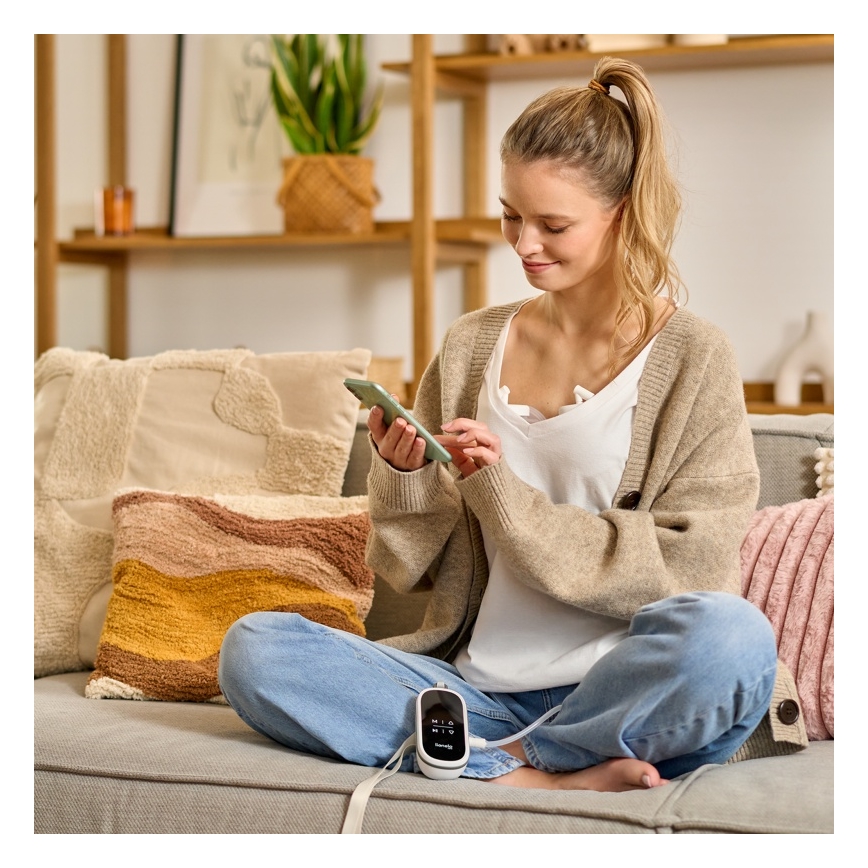 Lionelo - Elektrische, wiederaufladbare Doppel‑Muttermilchpumpe TWEE FREE 5V 1500 mAh 150 ml