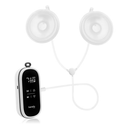 Lionelo - Elektrische, wiederaufladbare Doppel‑Muttermilchpumpe TWEE FREE 5V 1500 mAh 150 ml