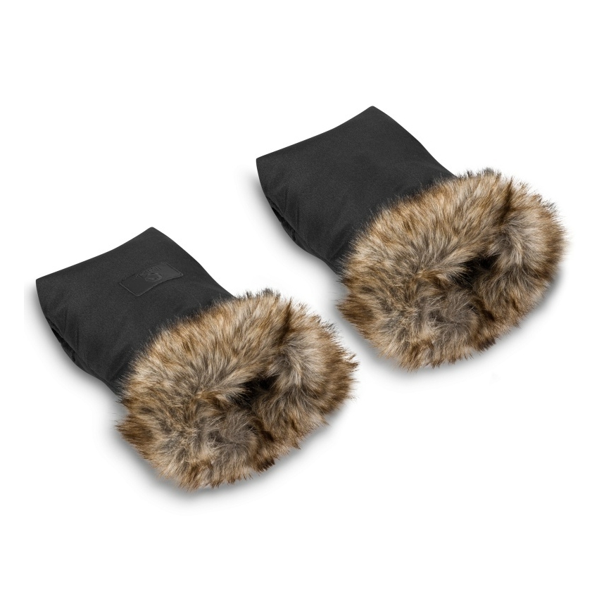 Lionelo - Handmuff für Kinderwagen HANDMUFF Schwarz