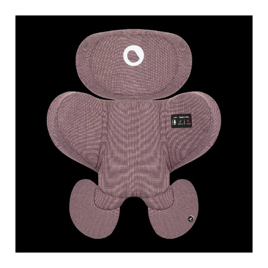 Lionelo - Kindersitz mit Basis, drehbar HARMONY i-Size 40-150 cm rosa