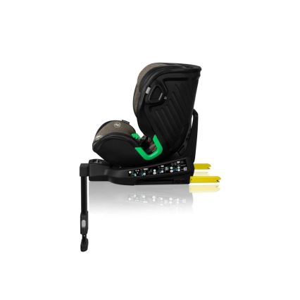 Lionelo - Kindersitz mit Basis drehbar HARMONY i-Size 40-150 cm schwarz/oliv