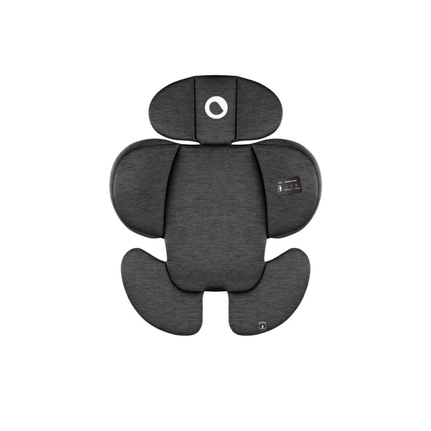 Lionelo - Kindersitz mit Basis, drehbar NAVY i-Size 40-150 cm schwarz/rot
