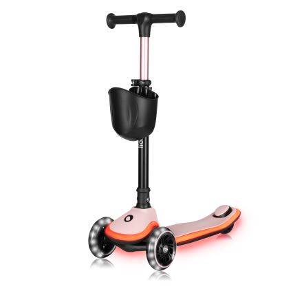 Lionelo - Kinder-Tretroller MEY 3xAAA Pink Rose