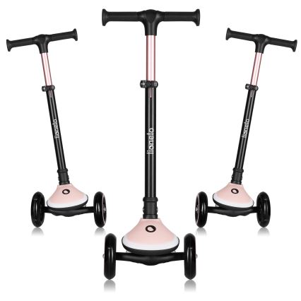 Lionelo - Kinder-Tretroller MEY 3xAAA Pink Rose