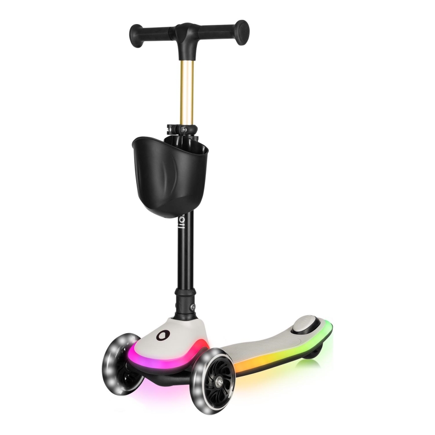 Lionelo - Kinder-Tretroller MEY 3xAAA Sandbeige
