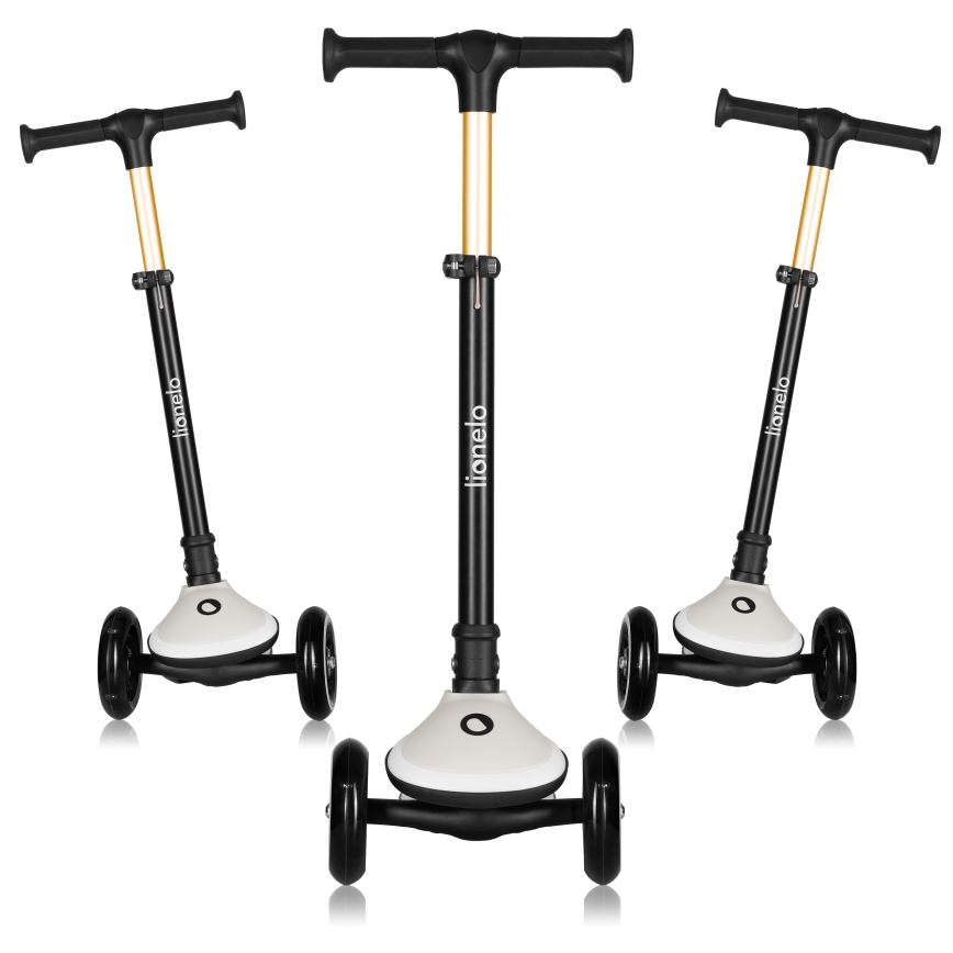 Lionelo - Kinder-Tretroller MEY 3xAAA Sandbeige