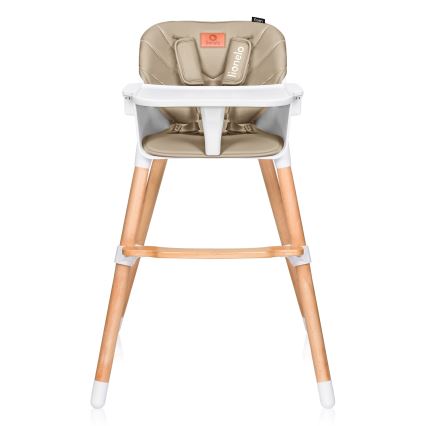 Lionelo - Kinderhochstuhl 2-in-1 KOEN Beige Sand