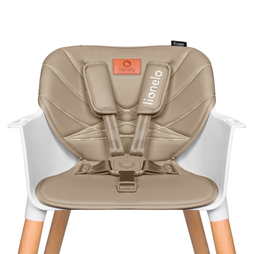 Lionelo - Kinderhochstuhl 2-in-1 KOEN Beige Sand