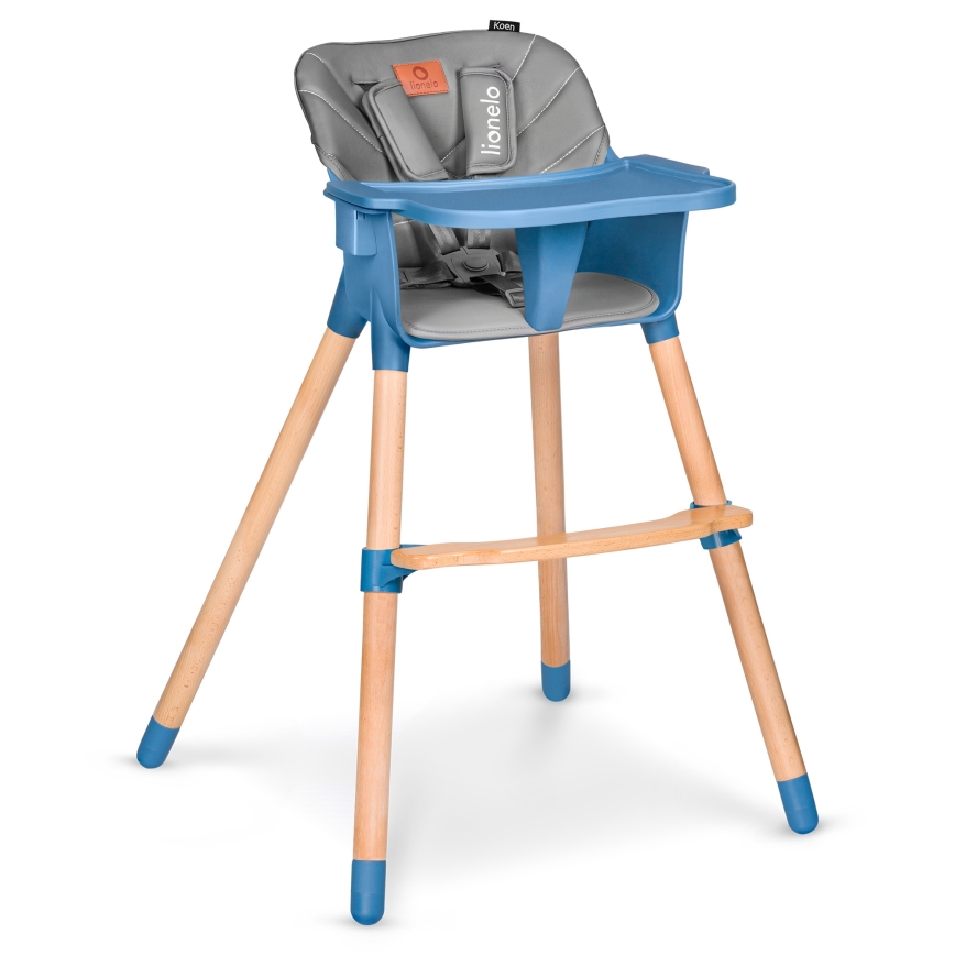 Lionelo - Kinderhochstuhl 2-in-1 KOEN Blue Sky