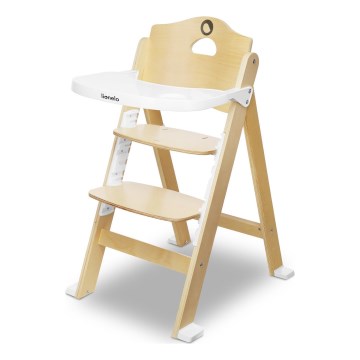 Lionelo - Kinderhochstuhl 3-in-1 FLORIS Weiß/Natur