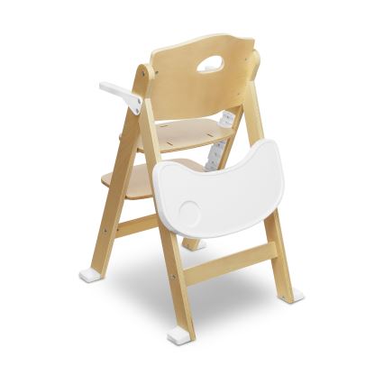 Lionelo - Kinderhochstuhl 3-in-1 FLORIS Weiß/Natur