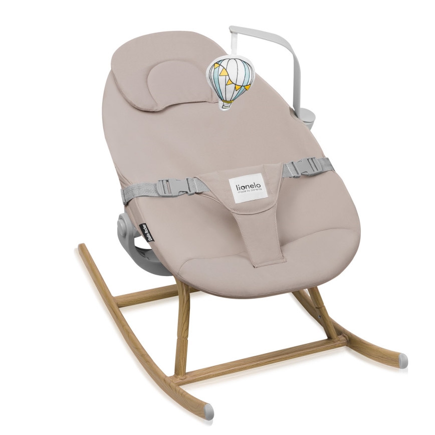 Lionelo - Kinderhochstuhl 4-in-1 DALIA SET Grey Stone Natural