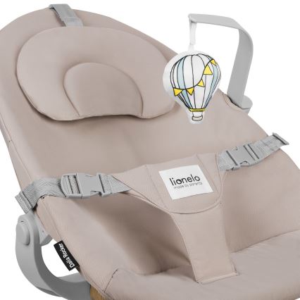 Lionelo - Kinderhochstuhl 4-in-1 DALIA SET Grey Stone Natural