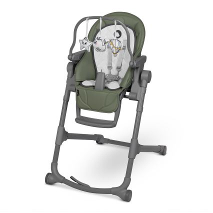 Lionelo - Kinderhochstuhl CORA PLUS Olivegrün