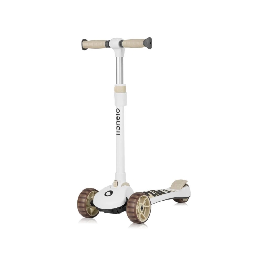 Lionelo - Kinderroller 2in1 FRANKY weiß/beige