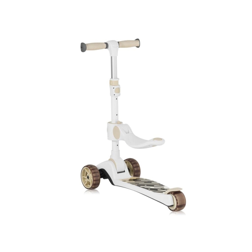 Lionelo - Kinderroller 2in1 FRANKY weiß/beige