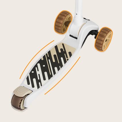 Lionelo - Kinderroller 2in1 FRANKY weiß/beige